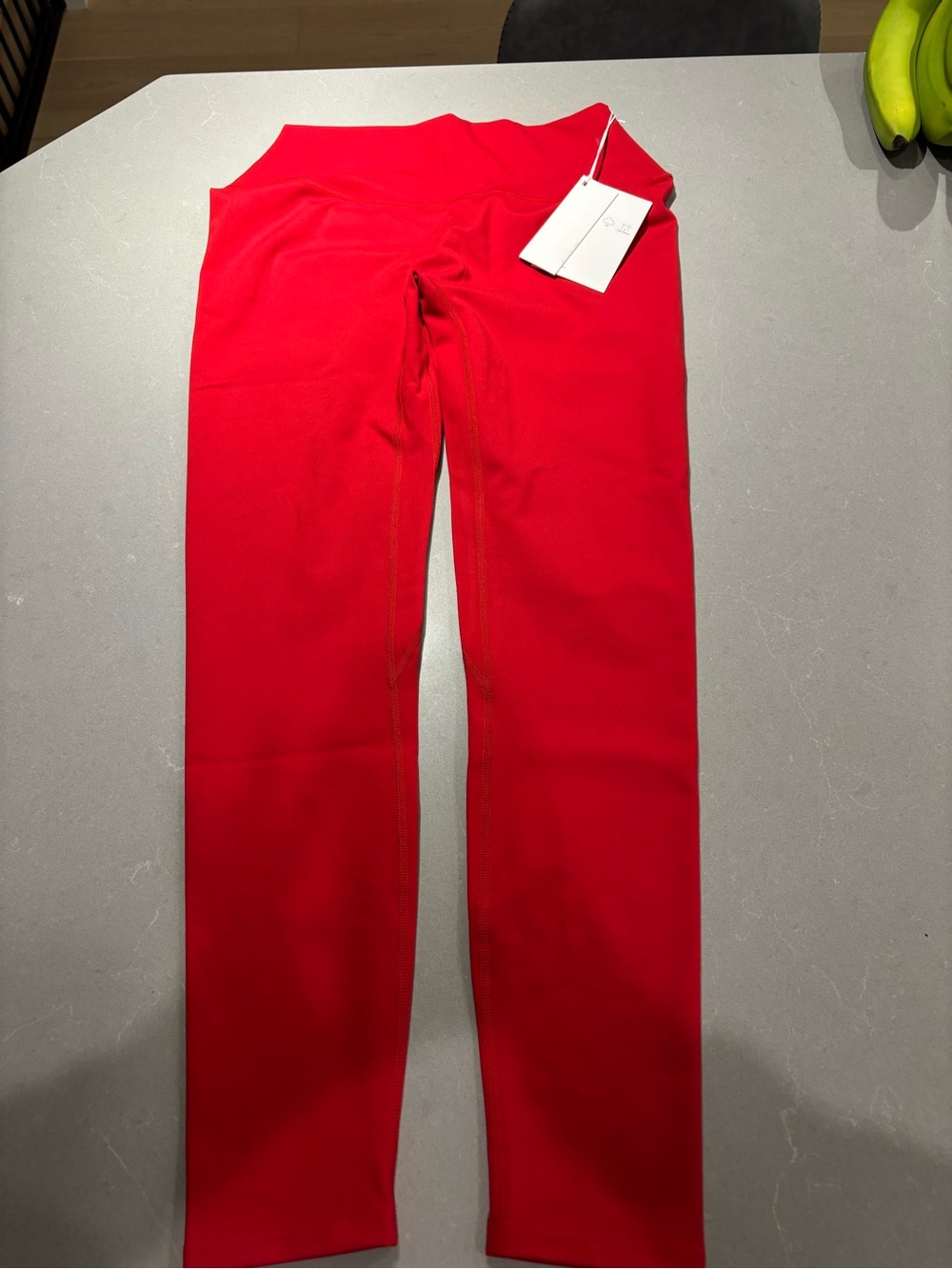 CSB Serenity Scrunch Red Women's High-Waist Leggings